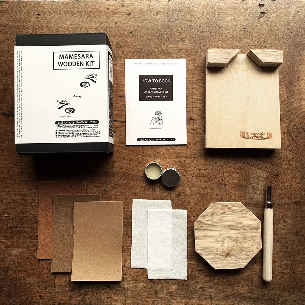 Wood Carving Octagon Plate DIY Kit
