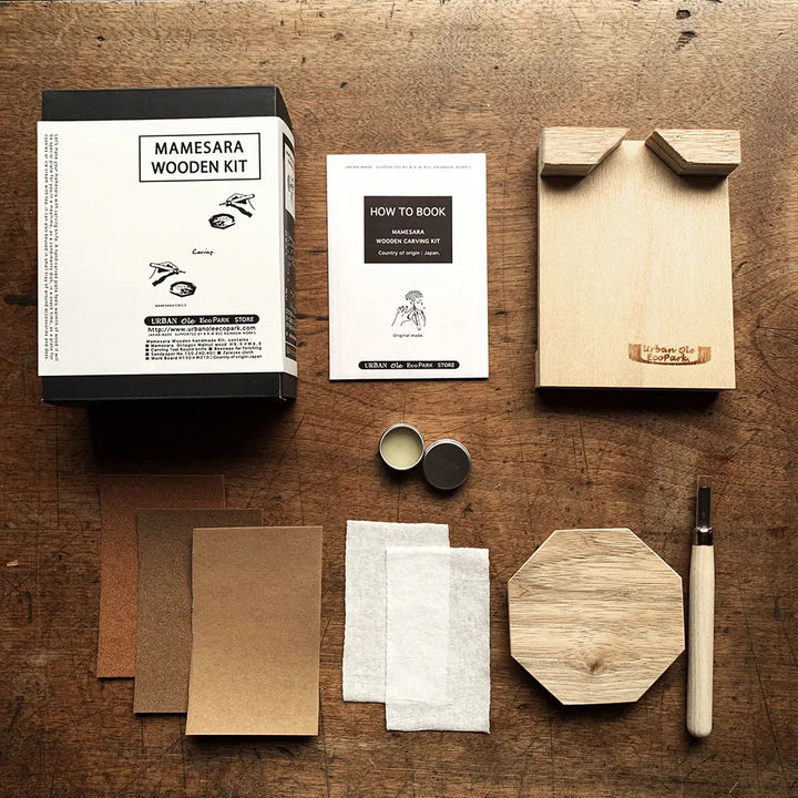 Wood Carving Octagon Plate DIY Kit