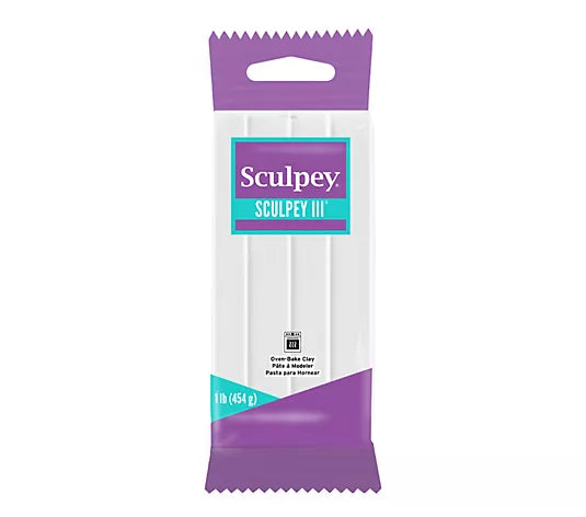 Sculpey Clay III White - 1lb