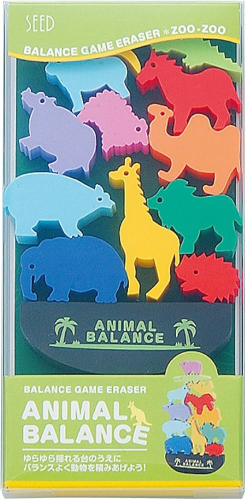 Animal Balance Erasers