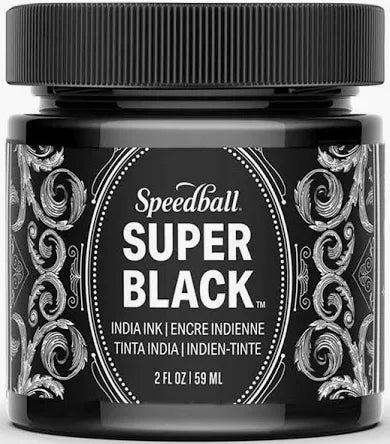 Speedball Super Black India Ink