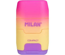 Milan Sunset Compact Sharpener and Eraser