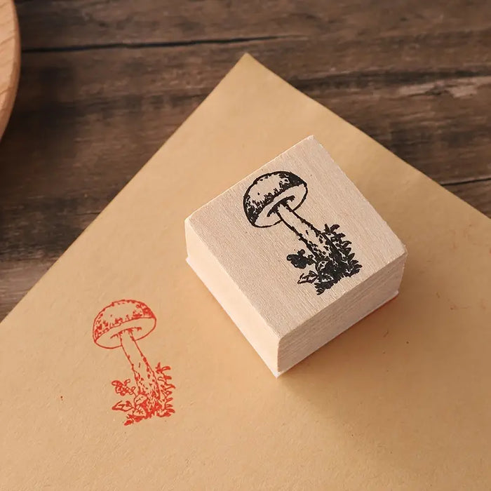 Vintage Rubber Wooden Stamp