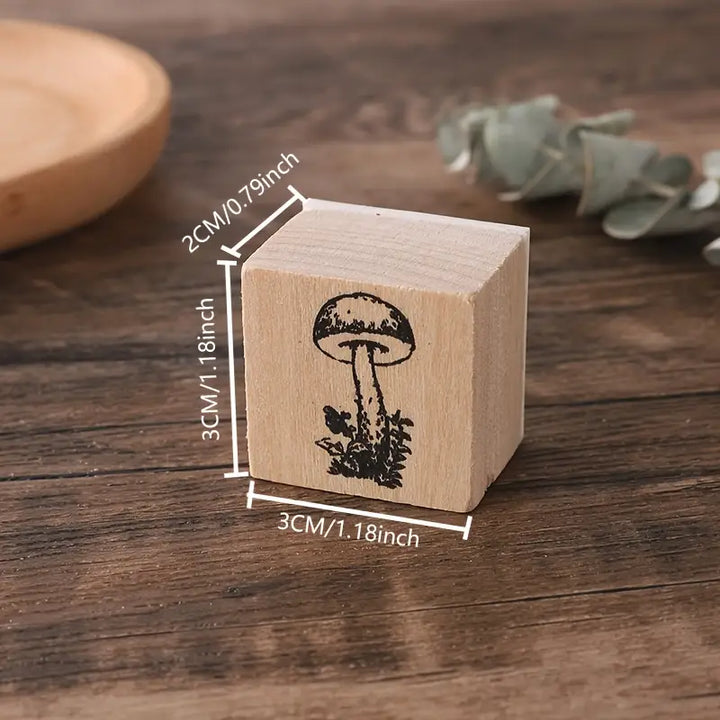 Vintage Rubber Wooden Stamp