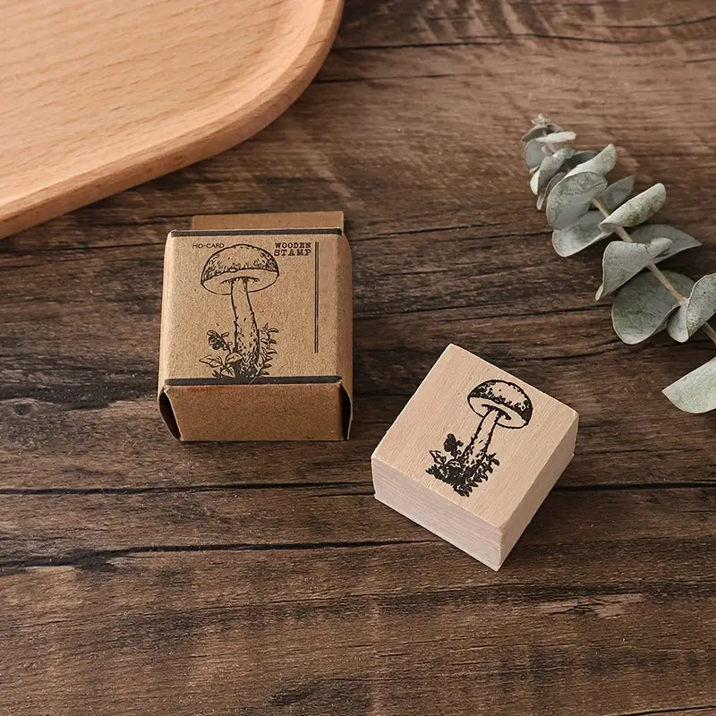 Vintage Rubber Wooden Stamp