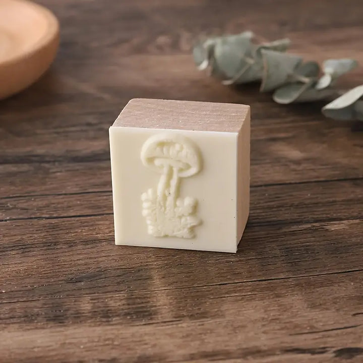 Vintage Rubber Wooden Stamp