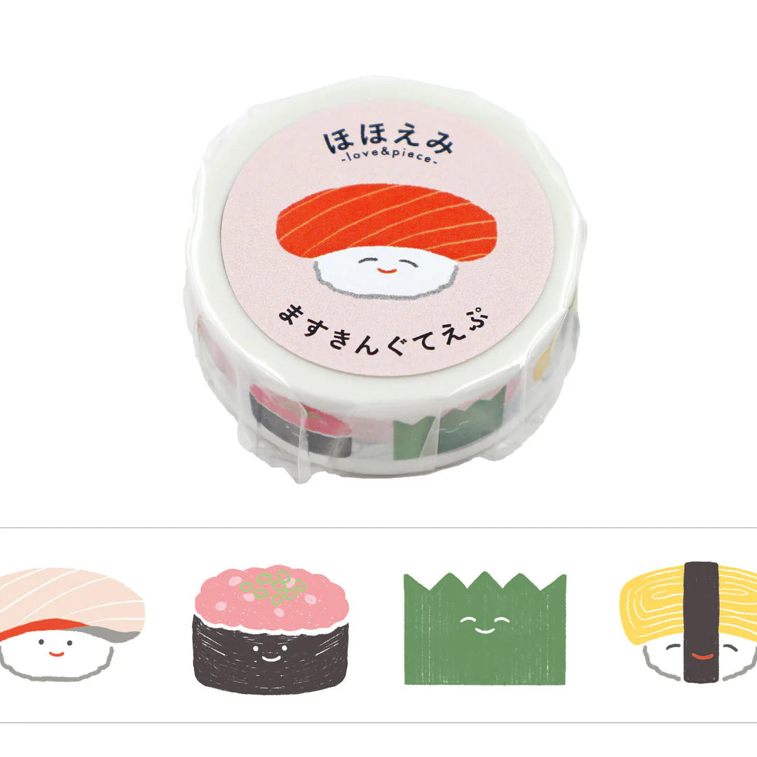 Smiley Sushi Washi Tape