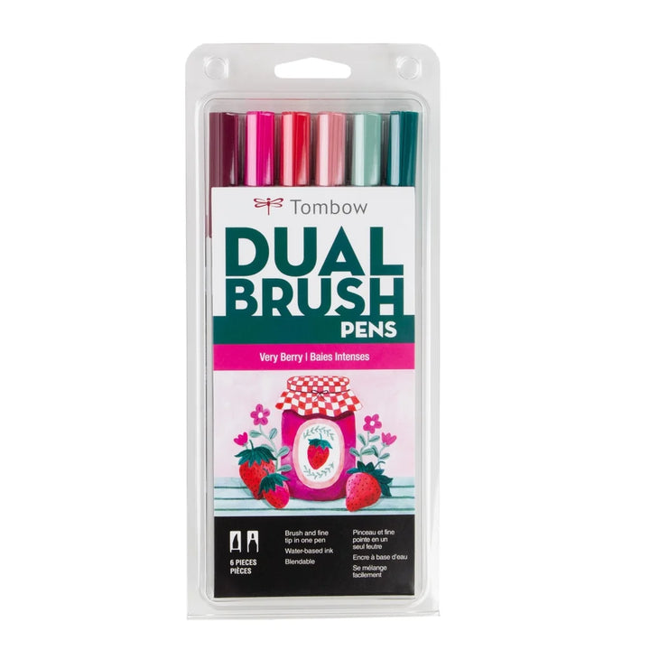 Tombow Dual Brush Set of 6
