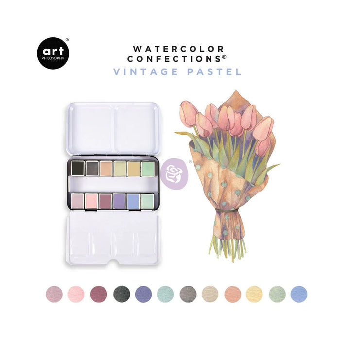 Watercolor Confections Travel Palettes