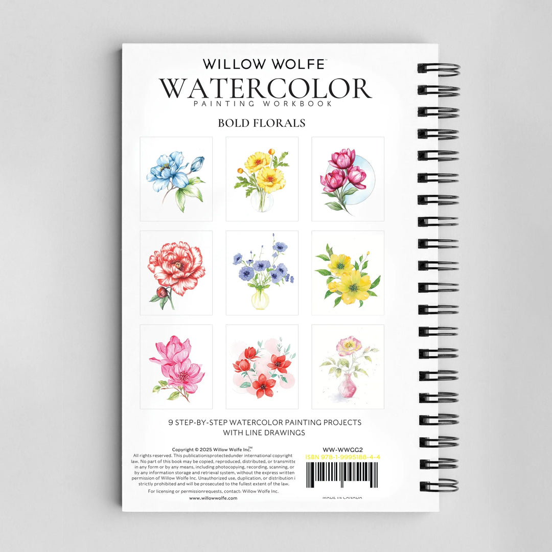 Watercolor Workbooks By Willow Wolfe