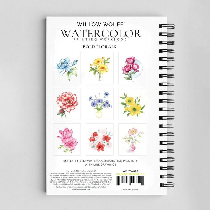 Watercolor Workbooks By Willow Wolfe