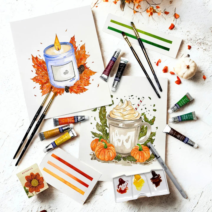 Watercolor Workbooks By Willow Wolfe