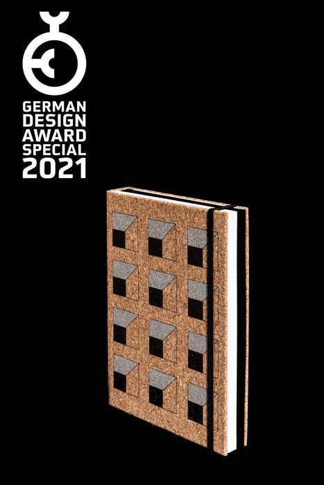 Cork Architecture Black and White Notebook