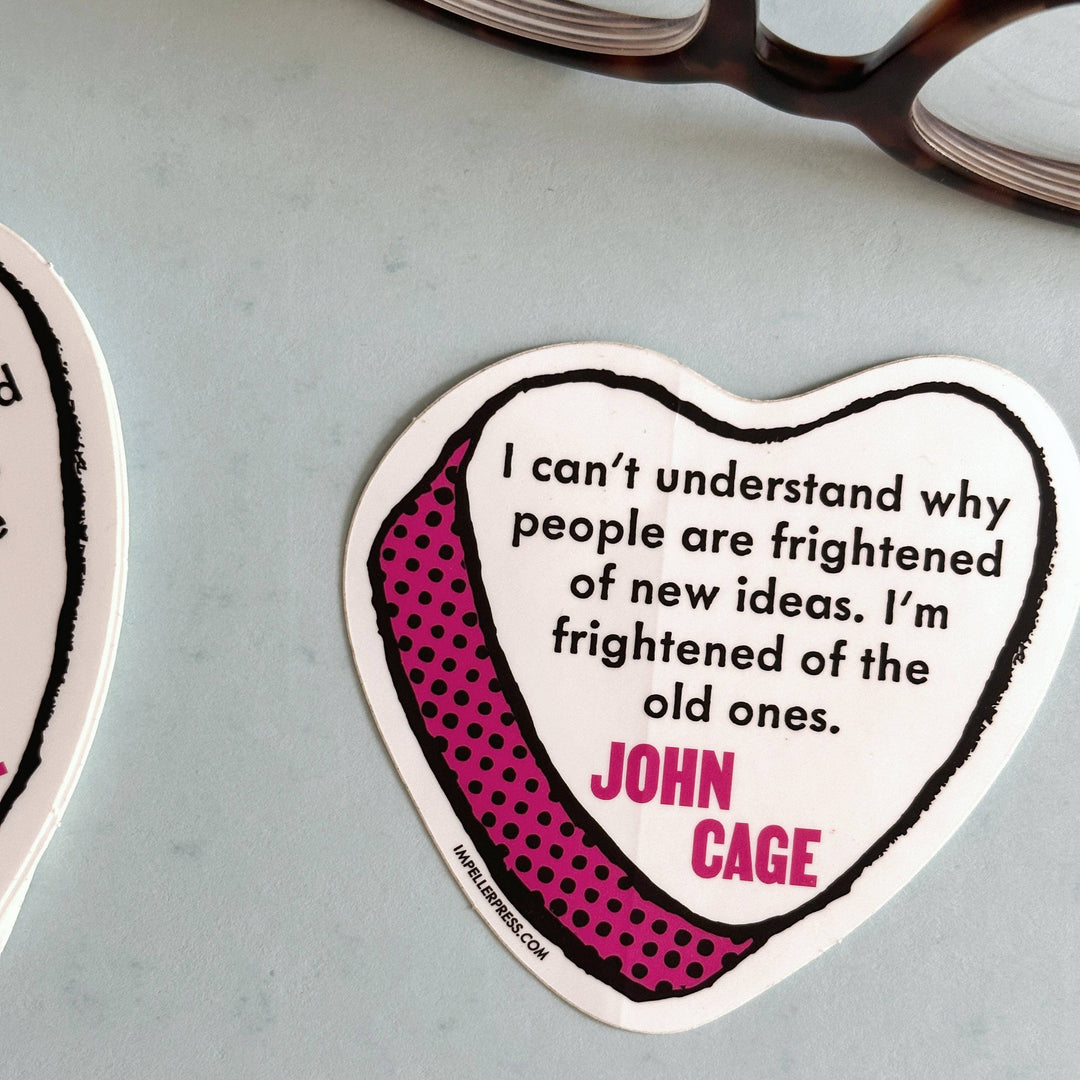 John Cage Old Ideas sticker