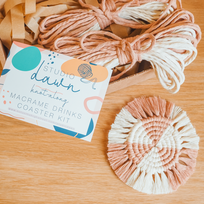 DIY Macrame Drinks Coaster Kit
