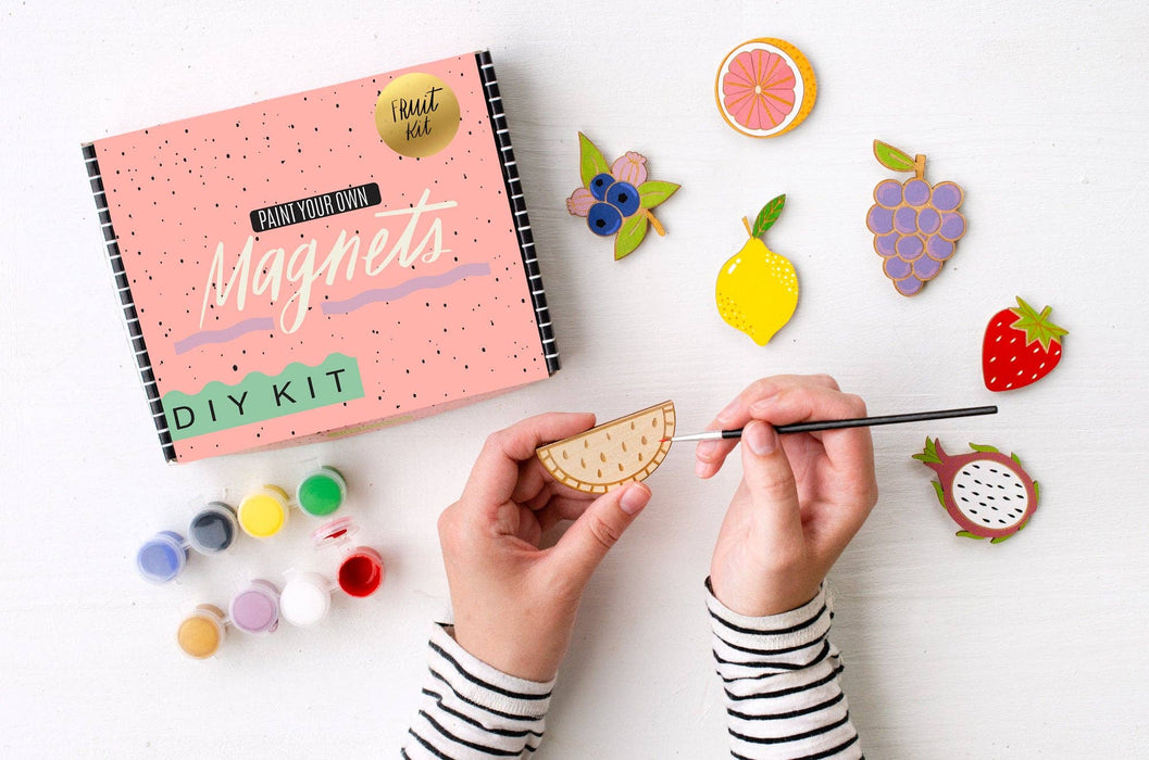 DIY Paint Your Own Fruit Magnet Kit