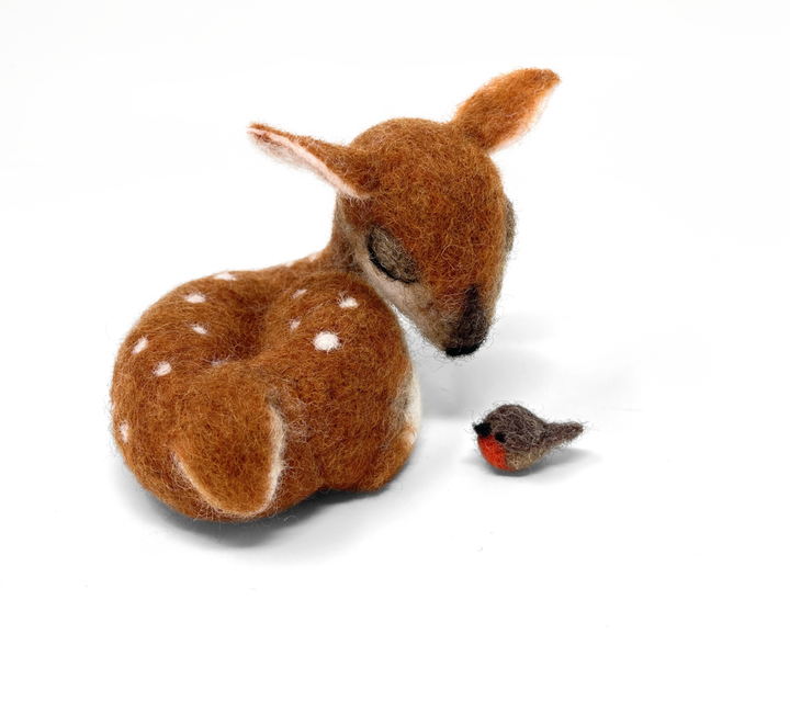 Sleepy Fawn Needle Felt Craft Kit