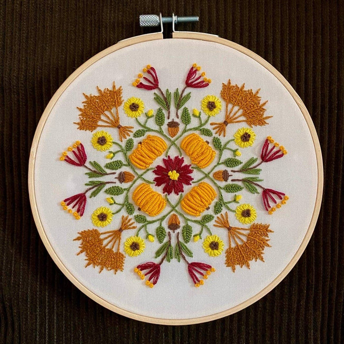 Harvest Mandala Sampler Craft DIY Embroidery Kit