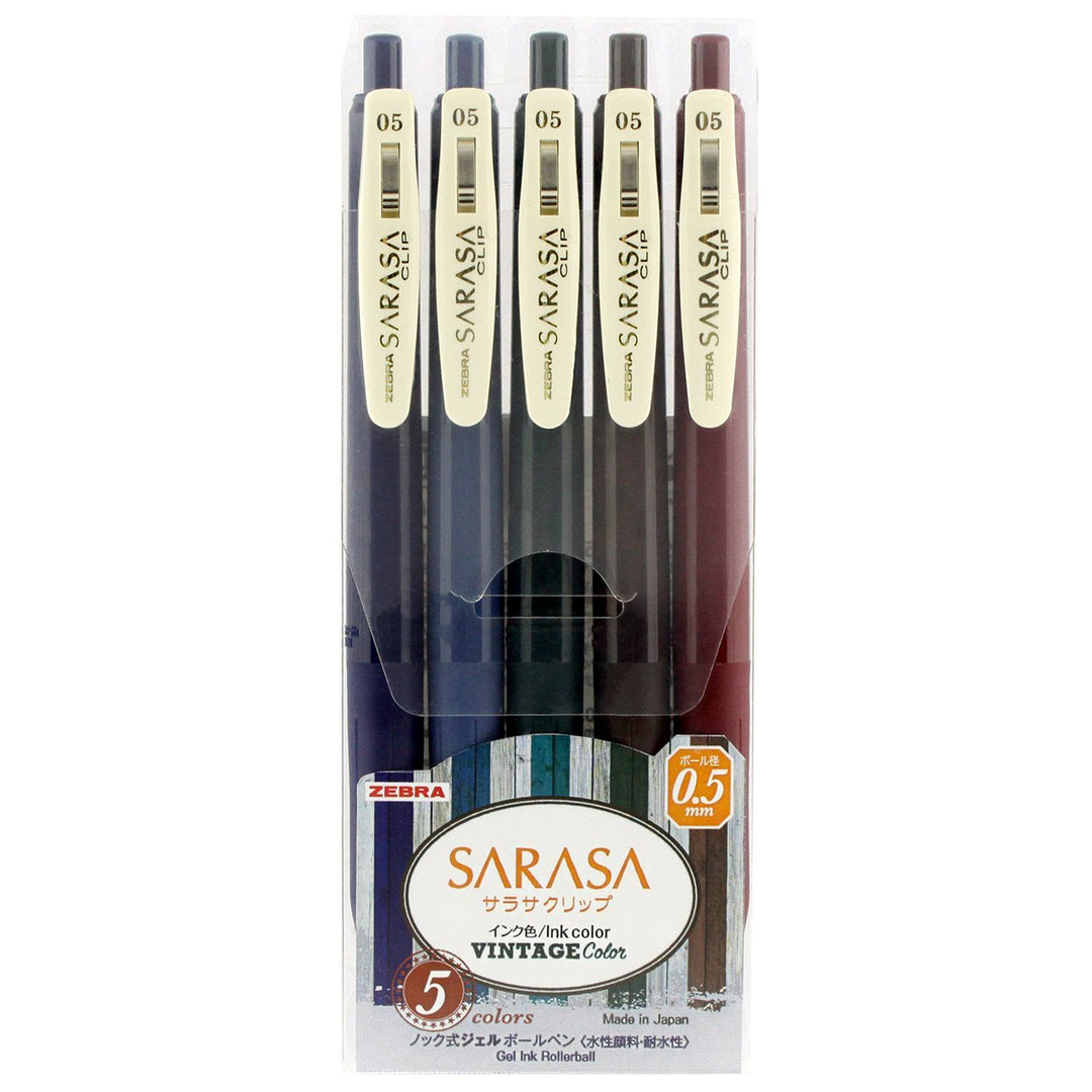 Sarasa Vintage Clip Pens