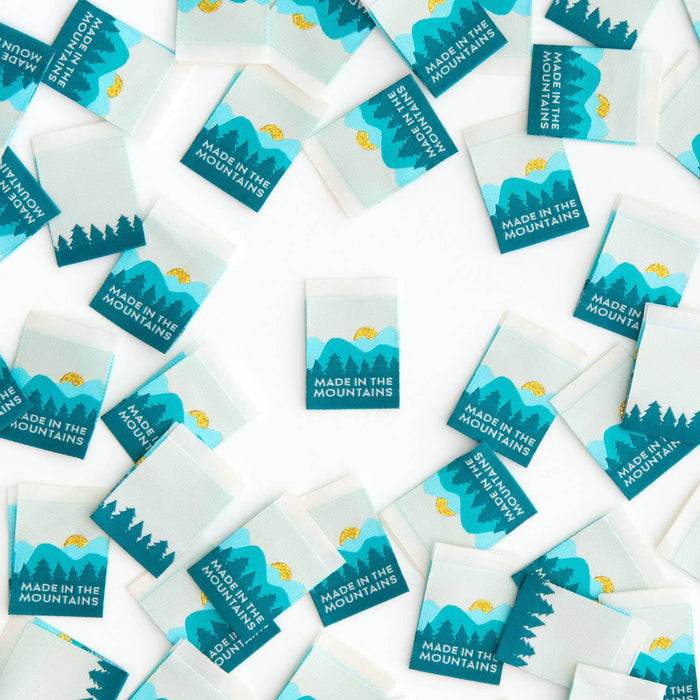 Made in the Mountains Woven Labels