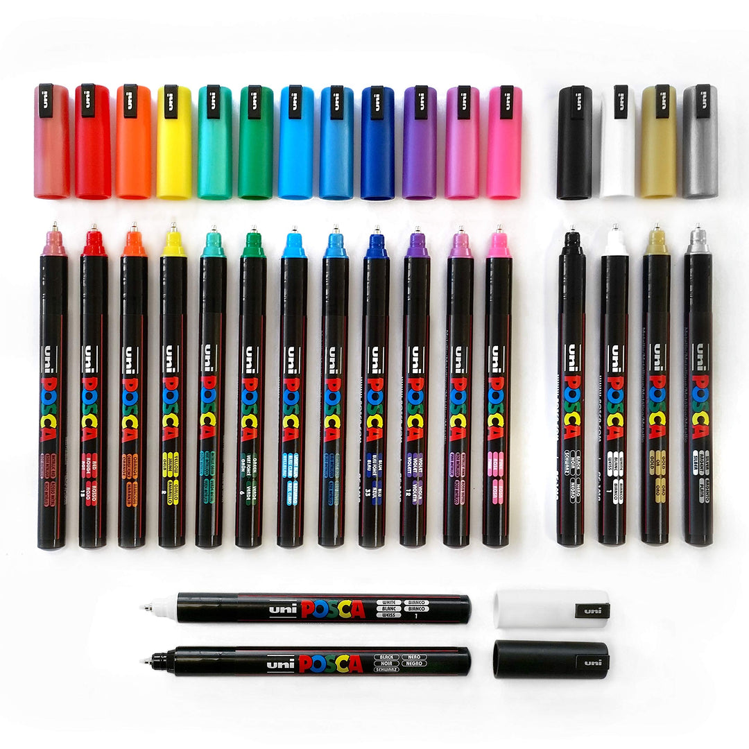 Posca PC-1M Contrast Set