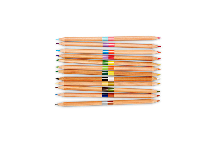 Ooly Two of a Kind Double Ended Colored Pencils