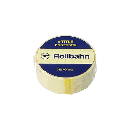 Rollbahn washi Tape 'Title'
