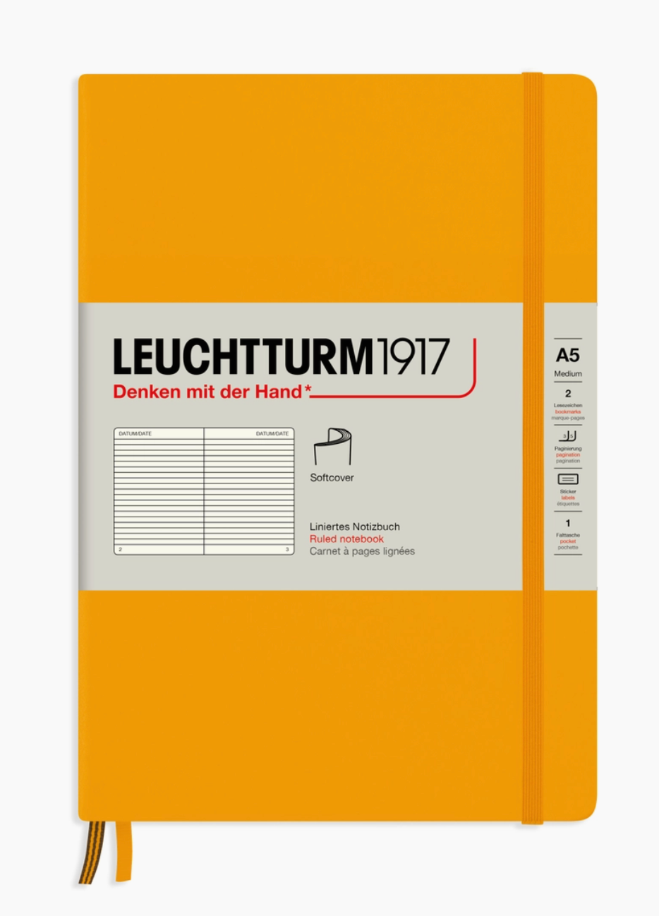 LEUCHTTURM1917 Softcover Notebooks A5, Ruled