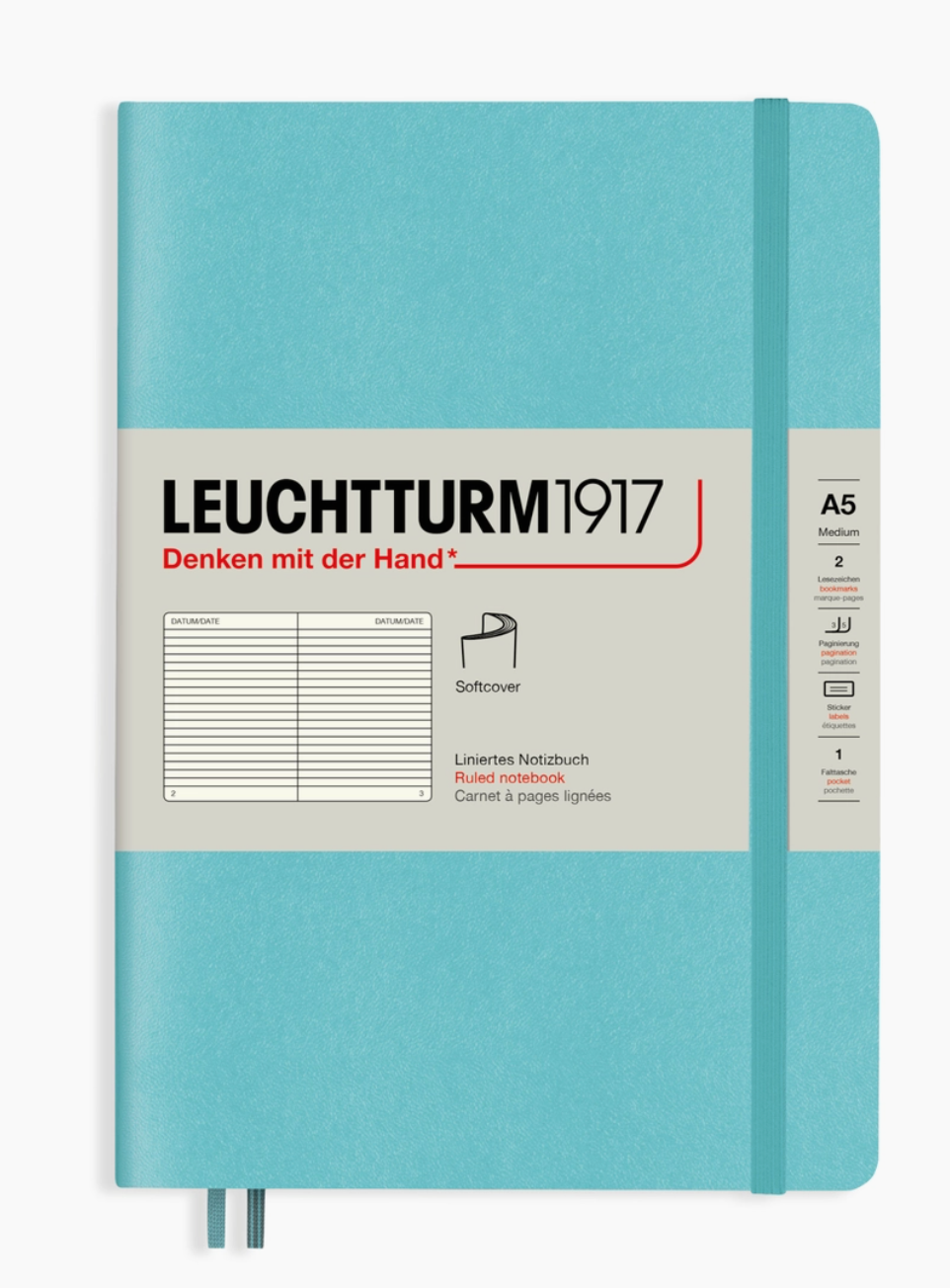 LEUCHTTURM1917 Softcover Notebooks A5, Ruled