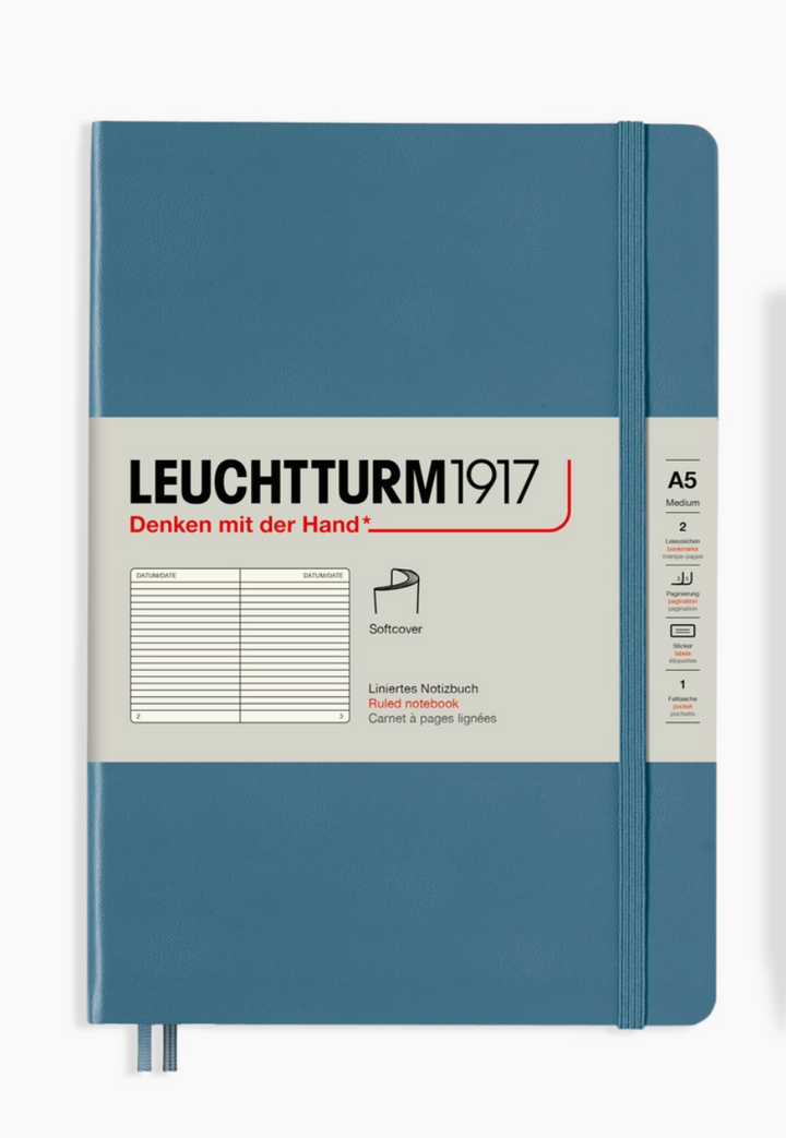 LEUCHTTURM1917 Softcover Notebooks A5, Ruled