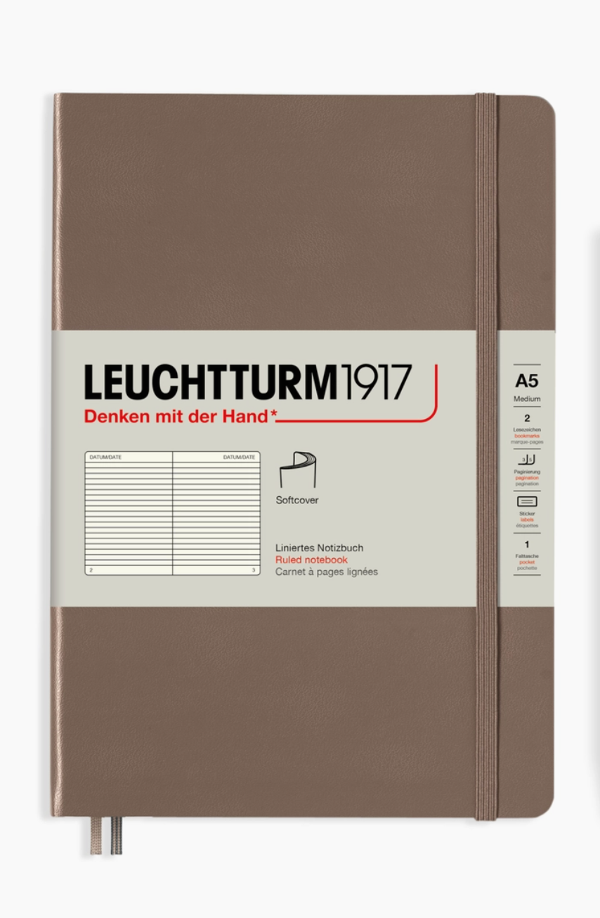 LEUCHTTURM1917 Softcover Notebooks A5, Ruled