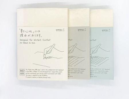 midori japanese notebook blank ruled grid art supplies stationery idyllwild