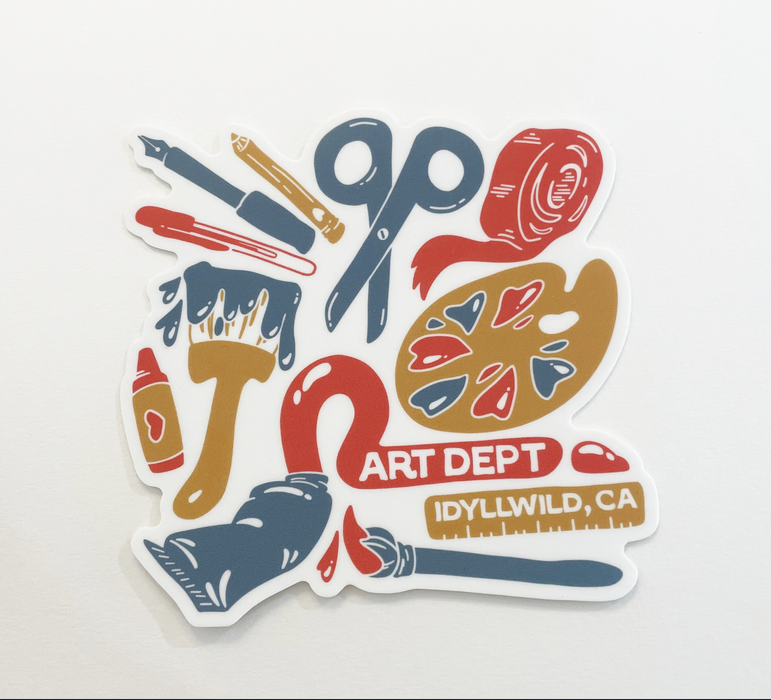 Art Dept. Sticker - Big Multicolor