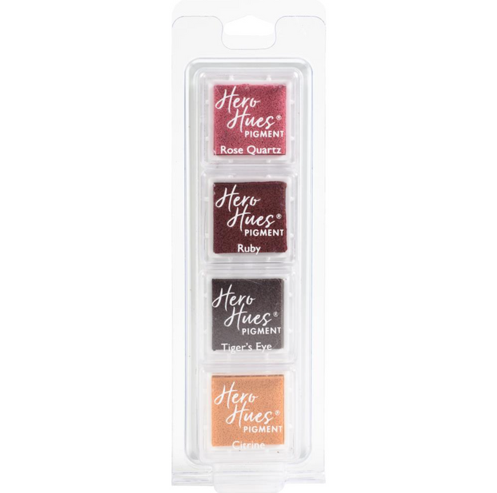 Hero Hues Pigment Ink Cubes 4/Pkg