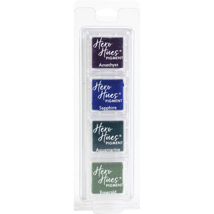 Hero Hues Pigment Ink Cubes 4/Pkg