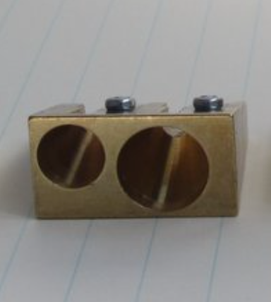 Brass Sharpener Wedge