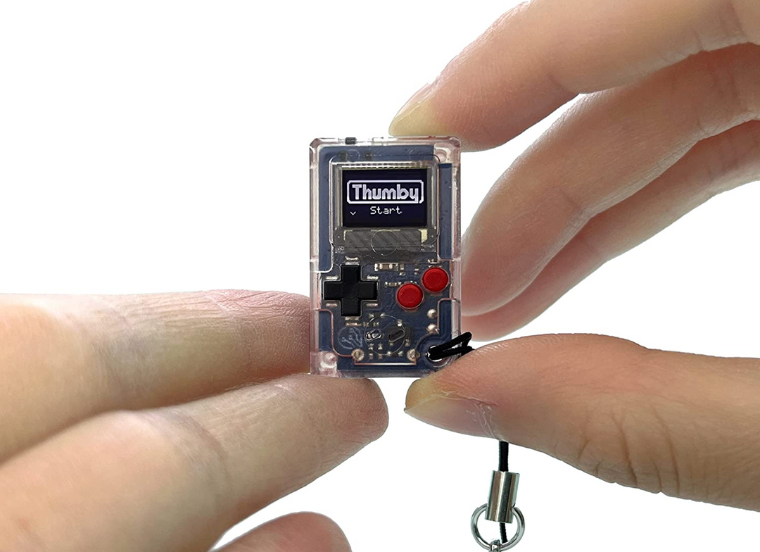 learn to code with thumby miniature art supplies gameboy indie retailer idyllwild ca programming STEM STEAM kids