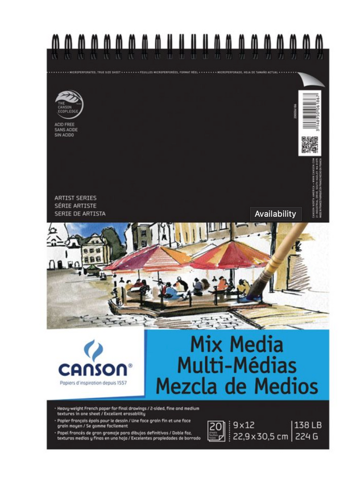 Canson Artist Series Mixed Media Pads