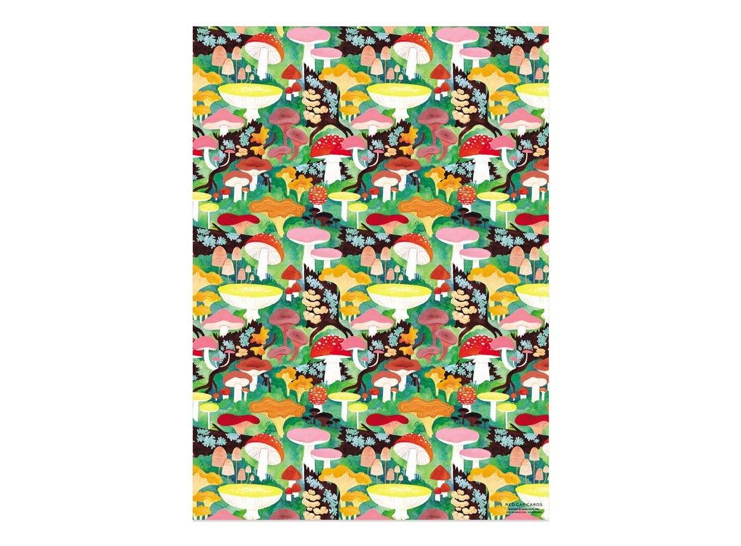 Woodland Mushrooms Wrap Sheets