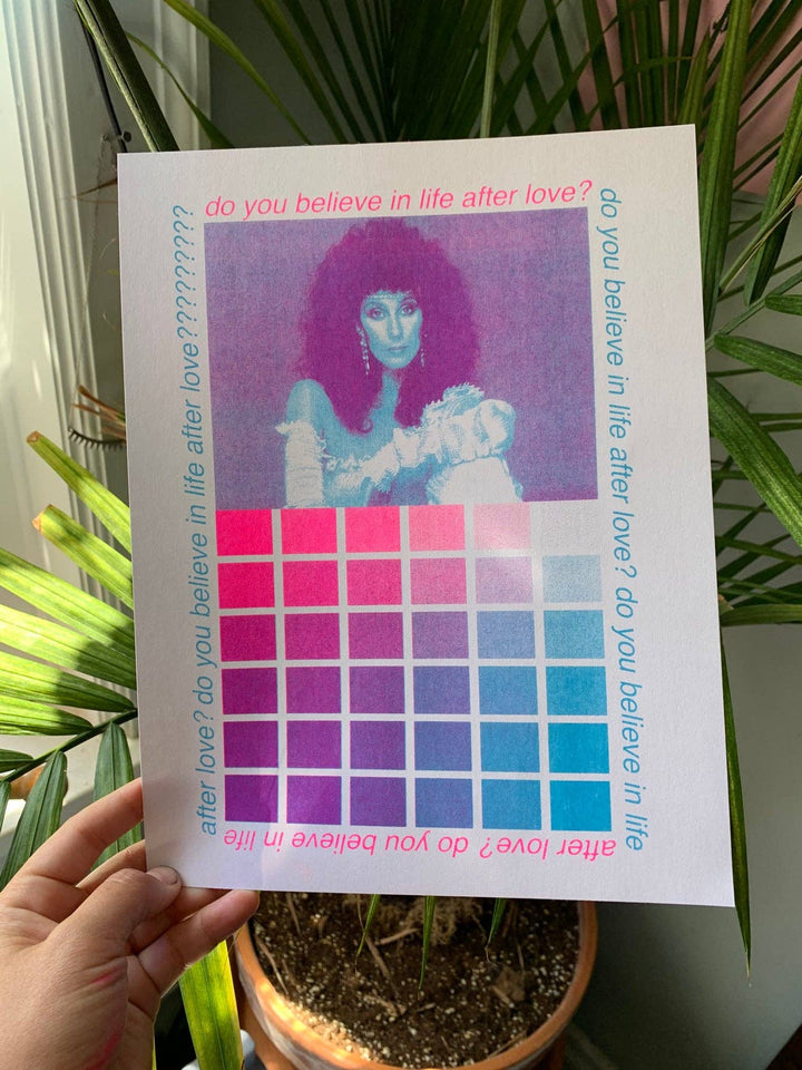 Cher Color Chart Riso Print