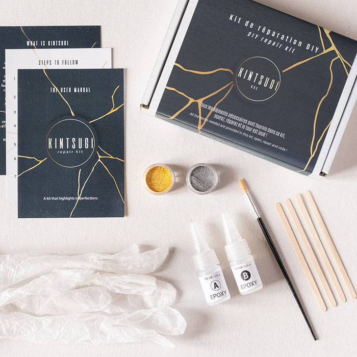 DIY Kintsugi - Gold and Silver