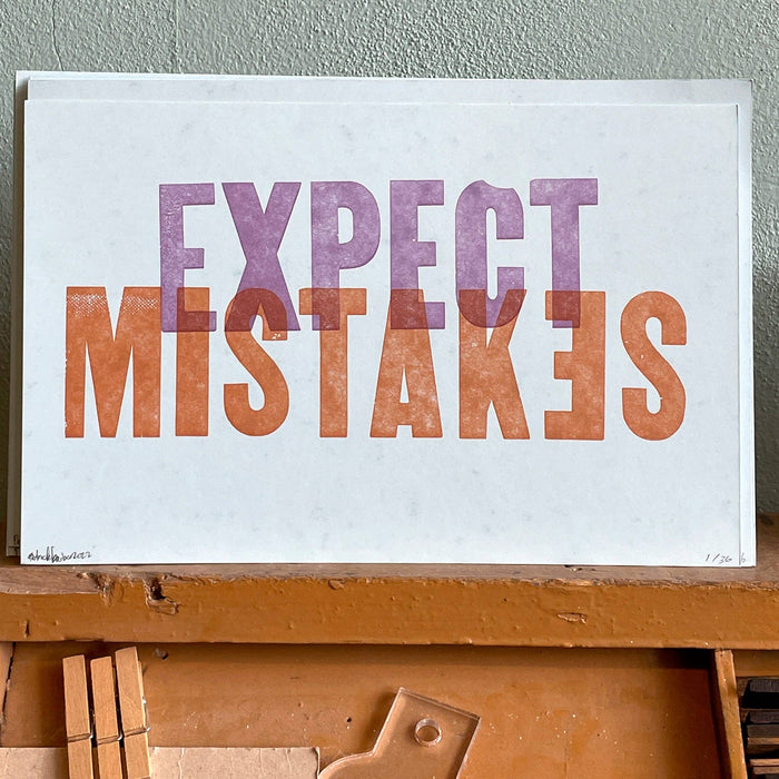Expect Mistakes Mini-print