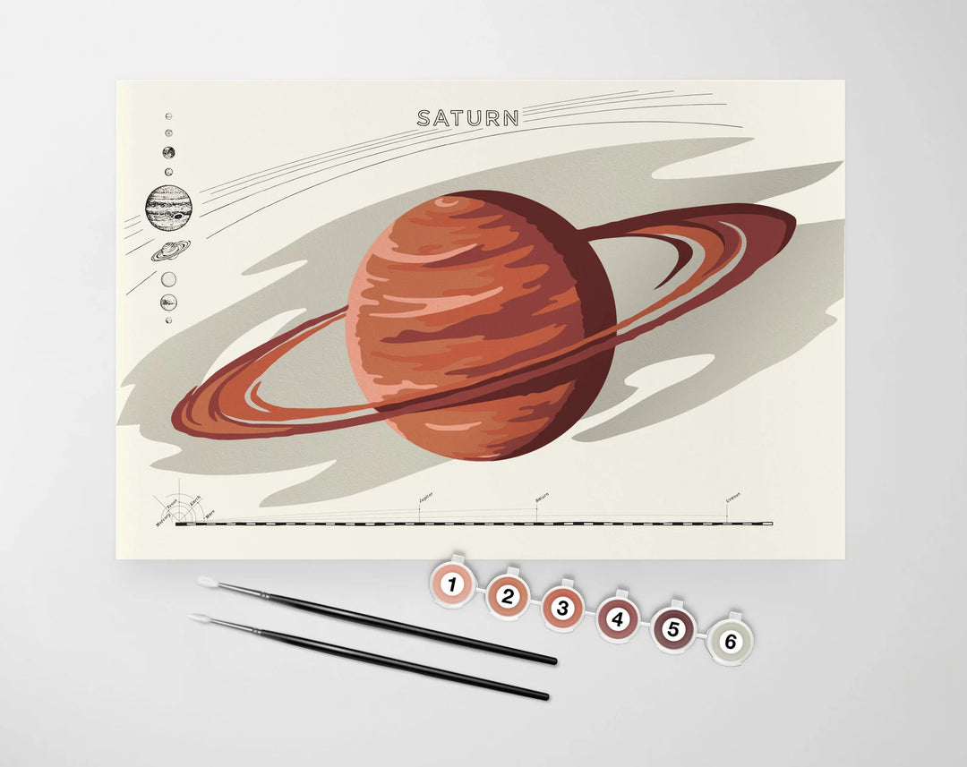 Saturn Paint by Numbers
