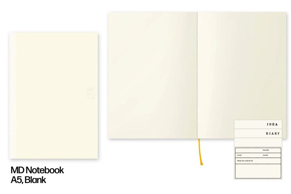 Midori MD Notebook A6 Blank – Reid Stationers